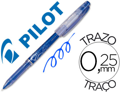 ROLLER PILOT FRIXION POINT POINTE AIGUILLE 0.3MM ENCRE EFFAABLE GRIP PRHENSION RECHARGEABLE GOMME SERTIE BLEU