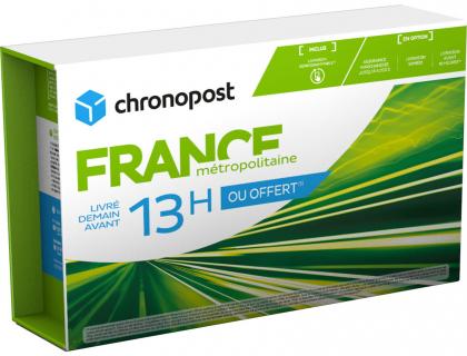 BOITE CARTONNEE CHRONOPOST 13 320X230X80MM BTE CAPACITE 3KG