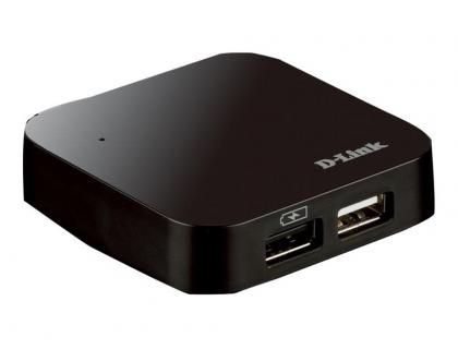 HUB D-LINK COMMUTATEURS 4 PORTS USB HI SPEED CONNECTION 4 PERIPHERIQUES USB  2,0 PC   ET MAC