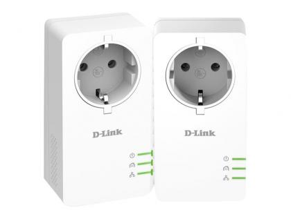 KIT DLINK 2 ADAPTATEURS CPL AV2 1000HD AVEC PRISE         INTEGREES DHP-P600AV