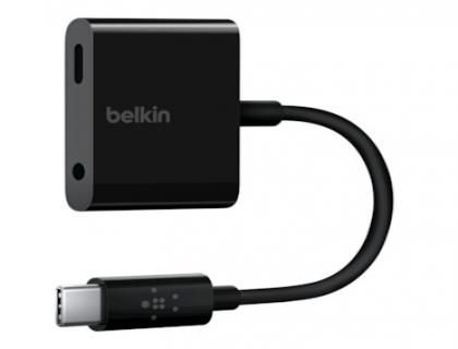 ADAPTATEUR BELKIN PORT USB-C 18W ET PORT AUXILIARE 3,5MM + RECHARGE