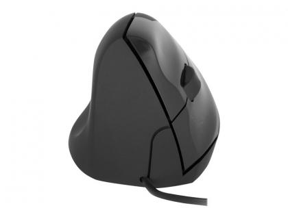 SOURIS FILAIRE ERGONOMIQUE VERTICALE POUR GAUCHERS       OPTIQUE 3 BOUTONS FILAIRE USB