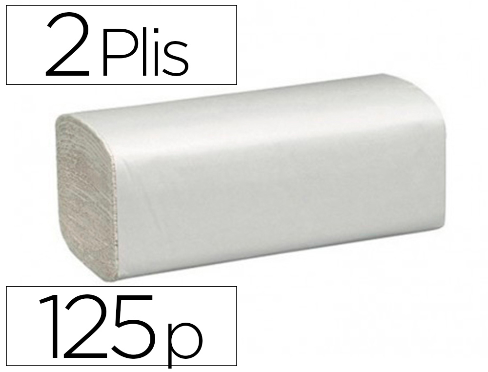 ESSUIE-MAINS PLIAGE ENCHEVETRE 20,3X32CM 2 PLIS   COLORIS BLANC PAQUET DE 125   UNITES