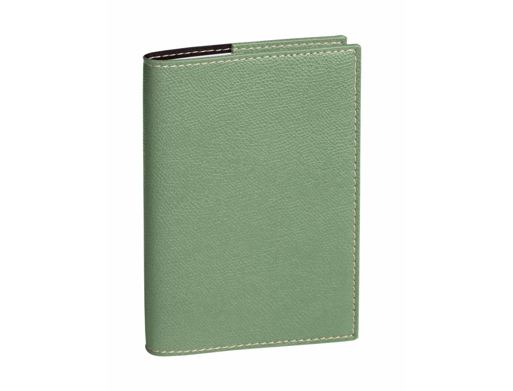 AGENDA QUO VADIS LE PROFESSEUR CLUB 210X270 MM 2  SEMAINES SUR 2 PAGES 12 MOIS  VERT SAUGE