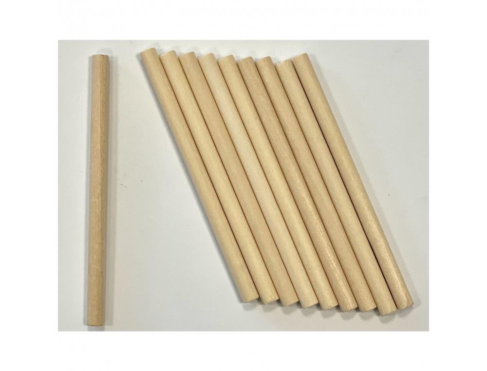 BATONNET GRATTAGE CLEOPATRE EN BOIS ADAPTE A LA MAIN      98X6MM LOT DE 10 UNITES
