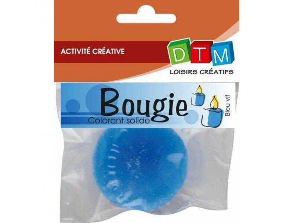 COLORANT SOLIDE POUR CIRE ET GEL GRAINE CREATIVE A BOUGIE  20G COLORIS BLEU