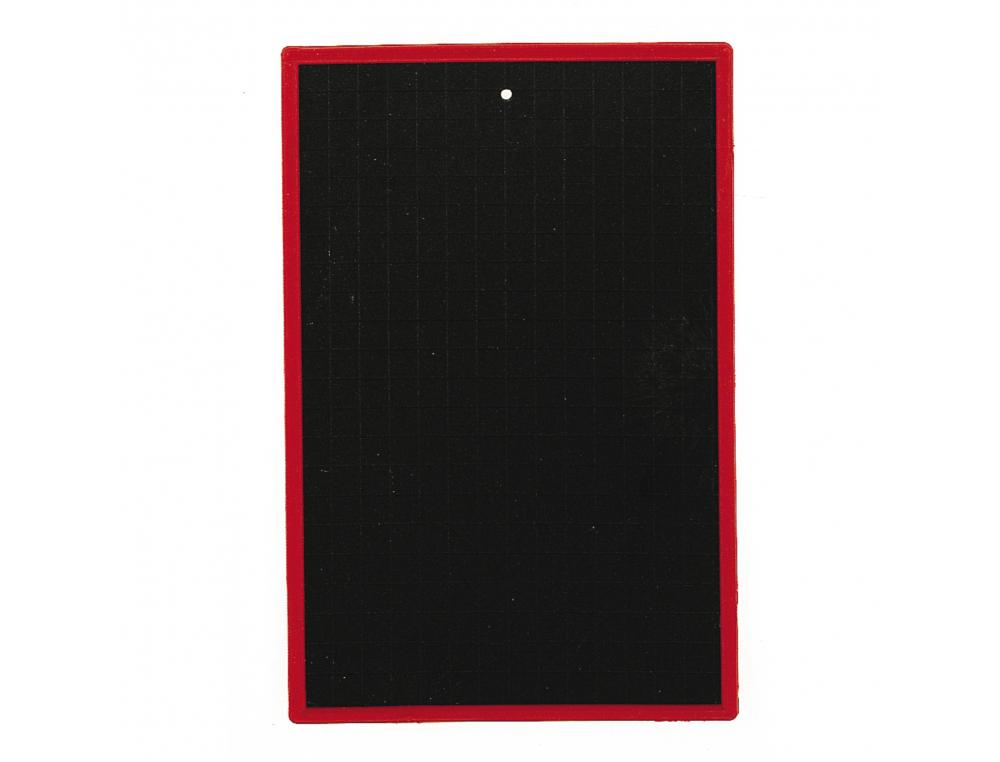 ARDOISE WONDAY PLASTIQUE 16X24CM 1 FACE QUADRILLEE 1   FACE UNIE COLORIS NOIR