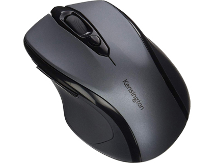 SOURIS KENSINGTON PROFIT SANS FIL COMPACTE ERGONOMIE DROITIER TAILLE MOYENNE AUTONOMIE PROLONGE COLORIS GRIS