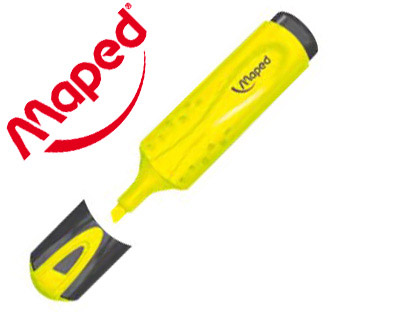 SURLIGNEUR MAPED FLUO'PEPS FLUORESCENT CLASSIQUE COLORIS JAUNE